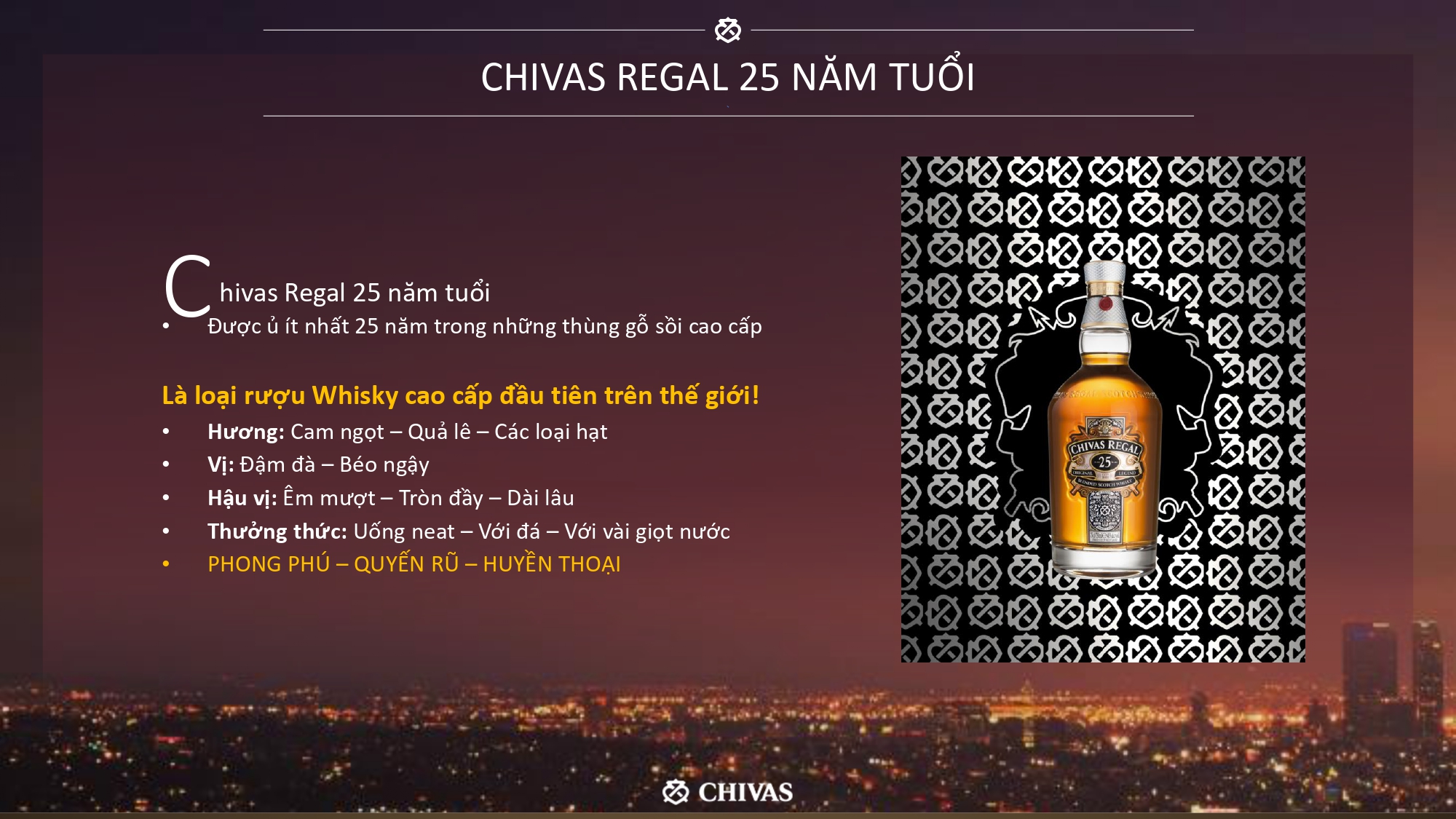 Chivas Regal 25YO (Blended Scotch Whisky)