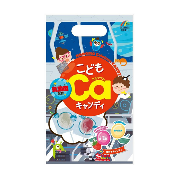 Kẹo mút Unimat Riken bổ sung canxi, acid lactic cho trẻ 10 chiếc - Mã sản phẩm: 4903361440828