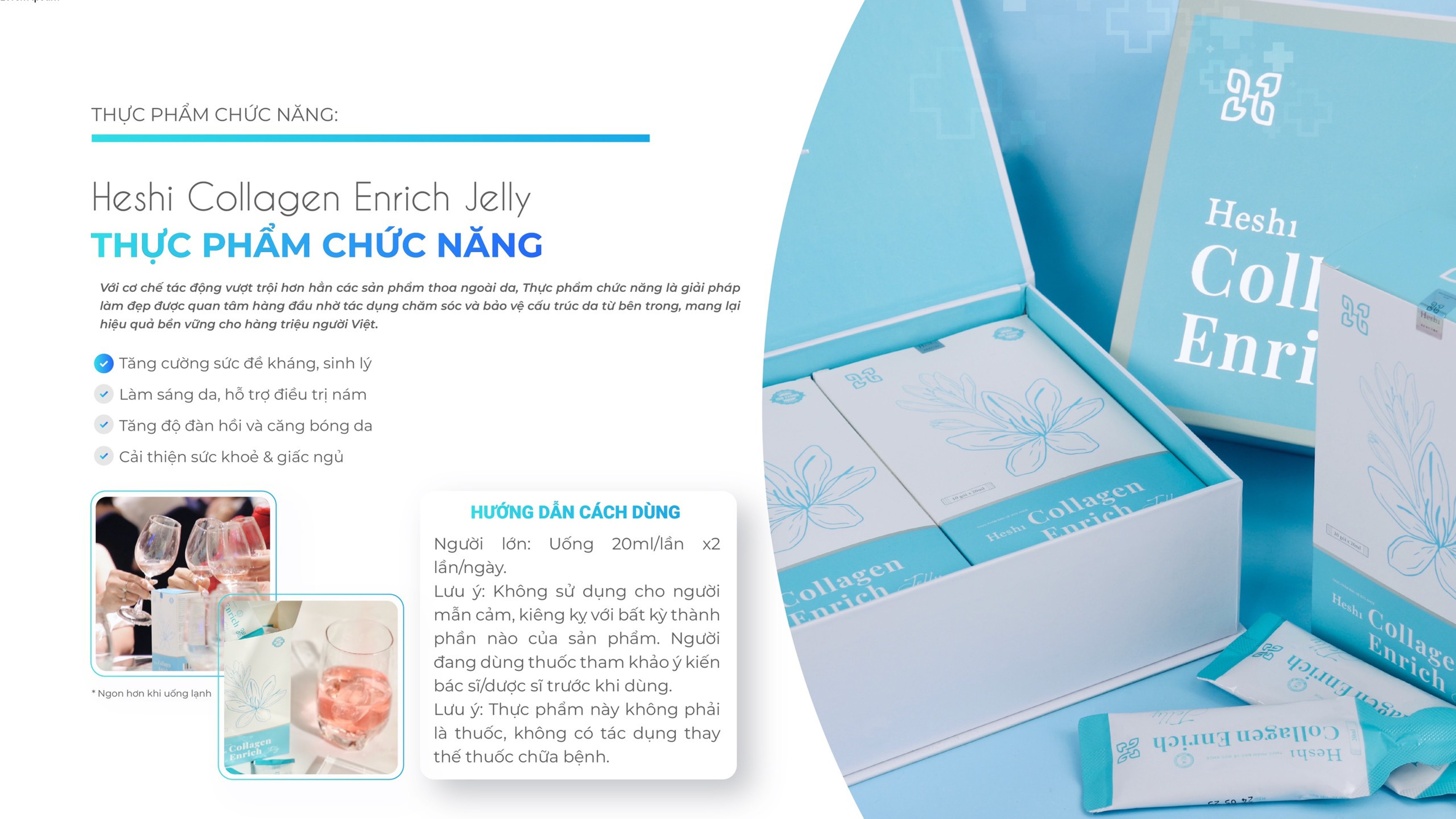 Heshi Collagen Enrich Jelly - Nutritional supplements