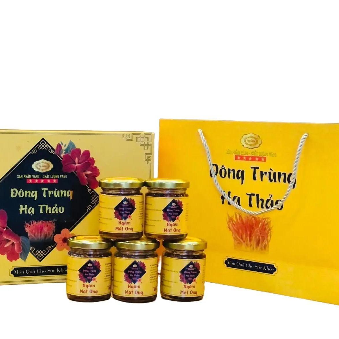 Sét quà 5 hộp Đông trùng hạ thảo ngâm mật ong 