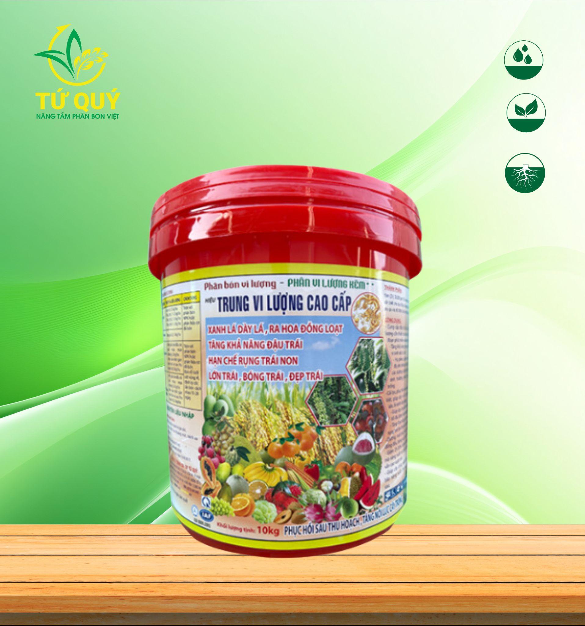 Trung Vi Lượng Cao Cấp Xô 10kg