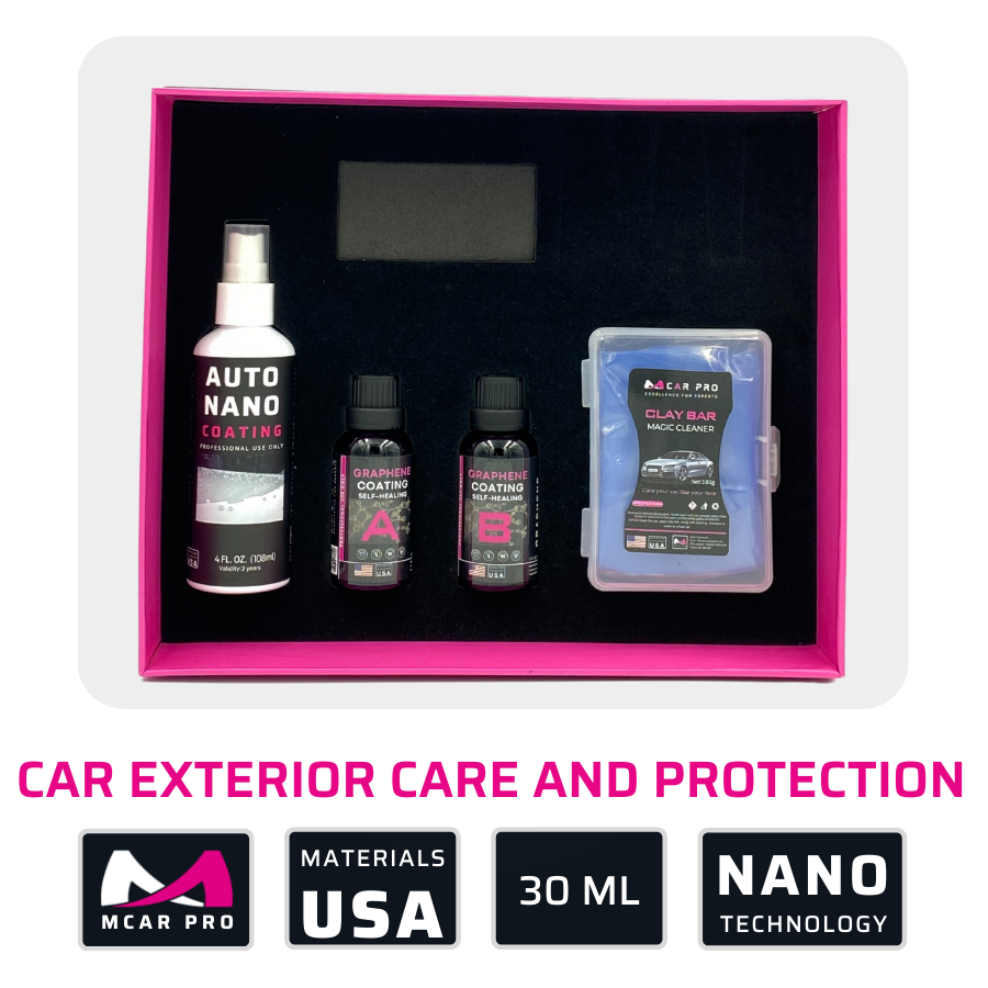 Bộ Sản Phẩm phủ gốm Ceramic  Bảo Vệ sơn và Ngoại Thất xe ô tô - Car Exterior Care And Protection 