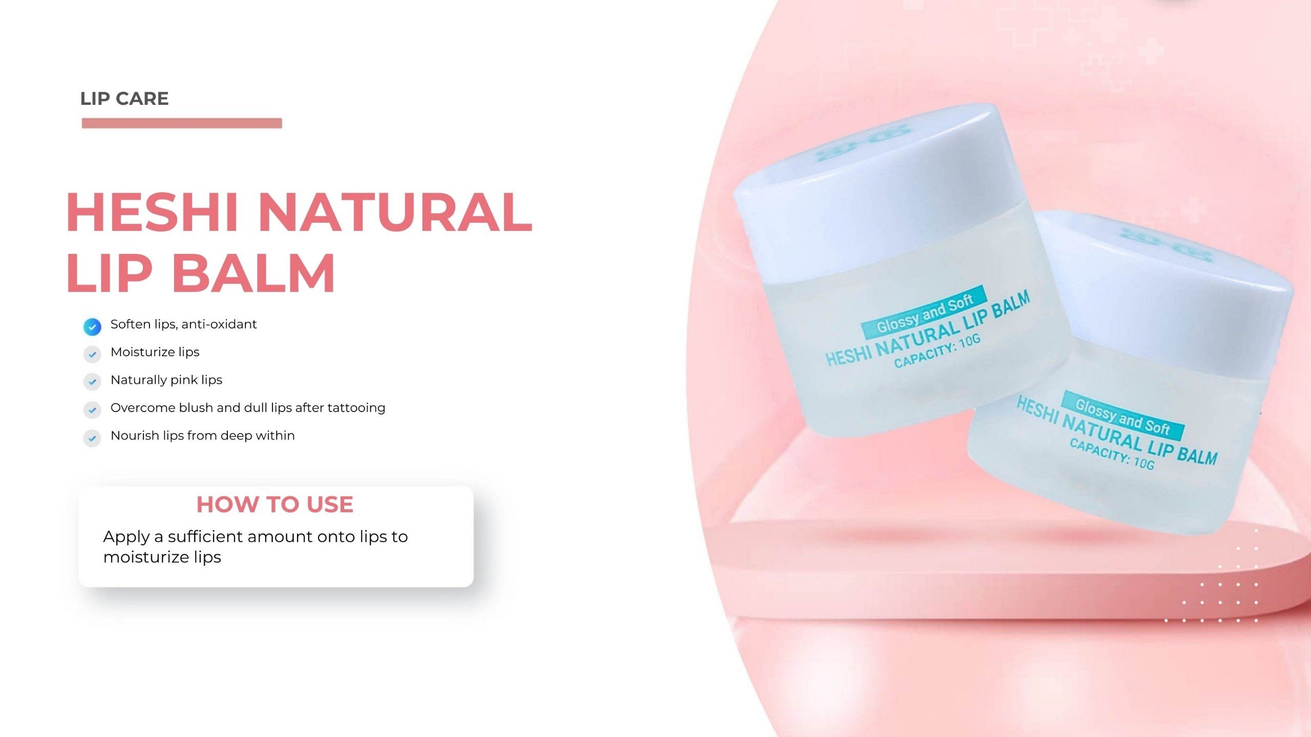 Heshi Natural Lip Balm 