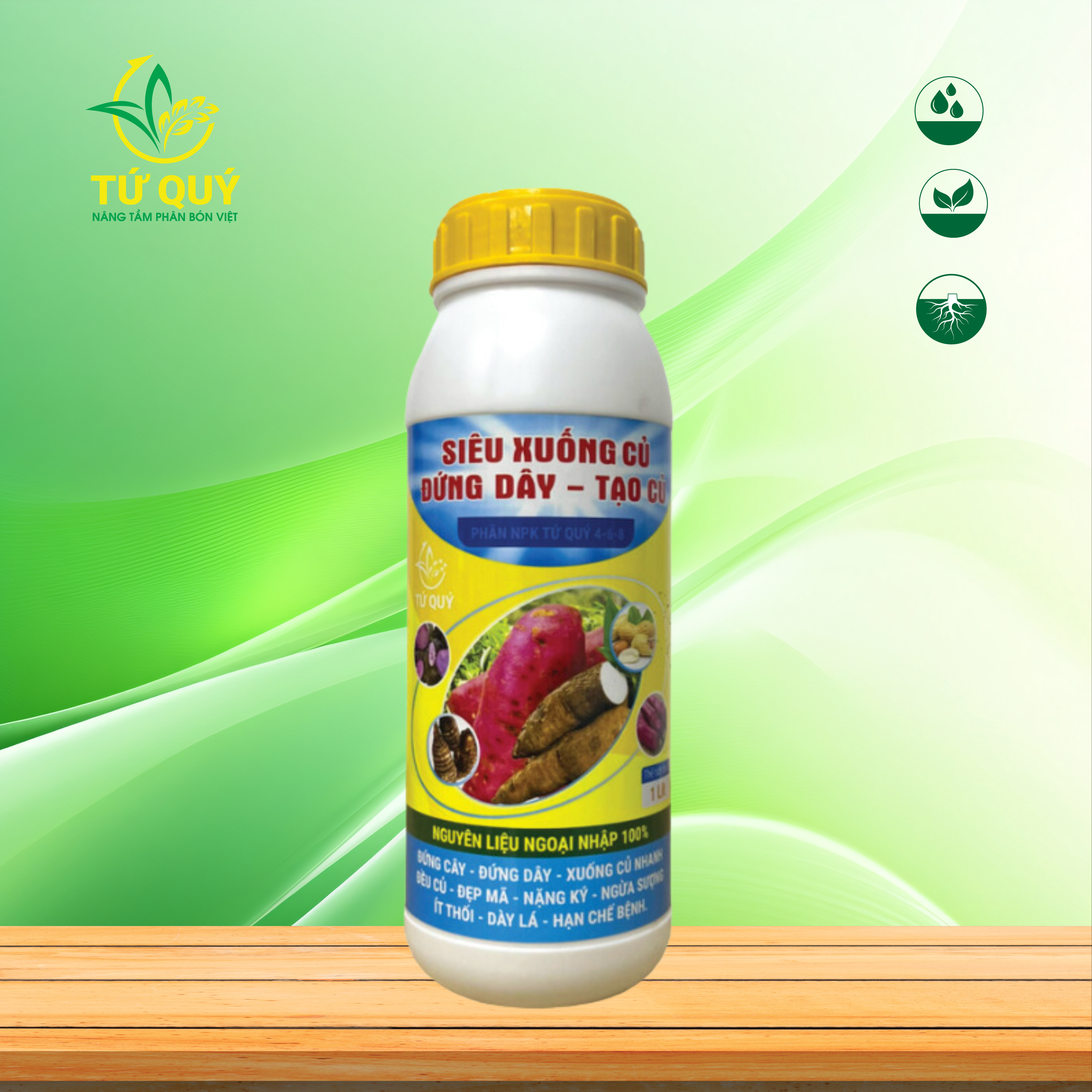 Siêu Xuống Củ - Đứng Dây - Tạo Củ Chai 1 Lít
