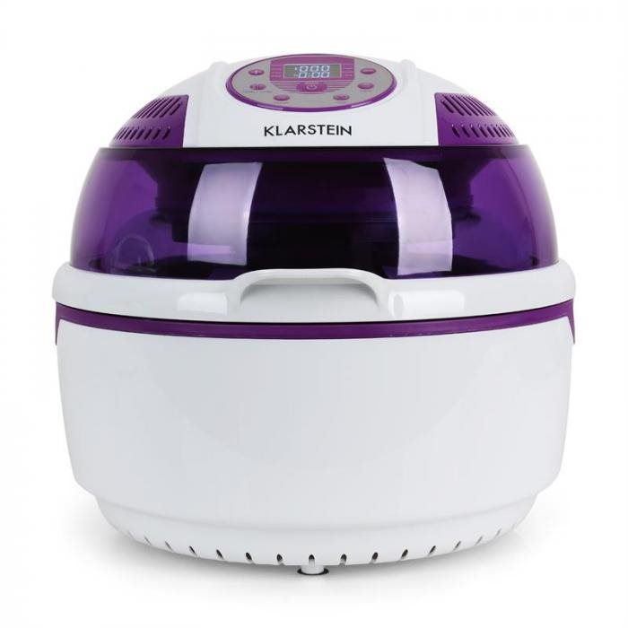 Klarstein - Nồi chiên không dầu màu tím - VitAir Grillen Backen  1400W, 9 Lit