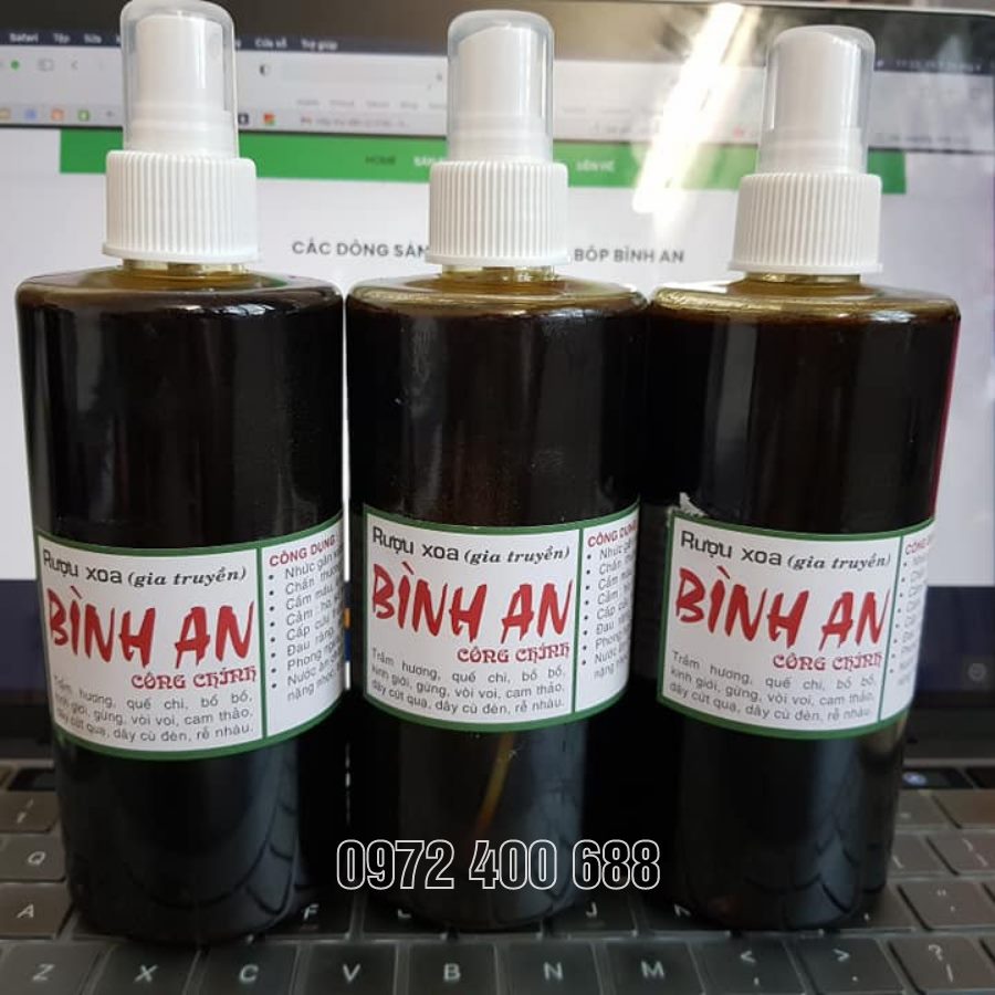 Dầu Xoa Bóp Bình An Công Chính Chai 330ml | RYTE STORE BA003