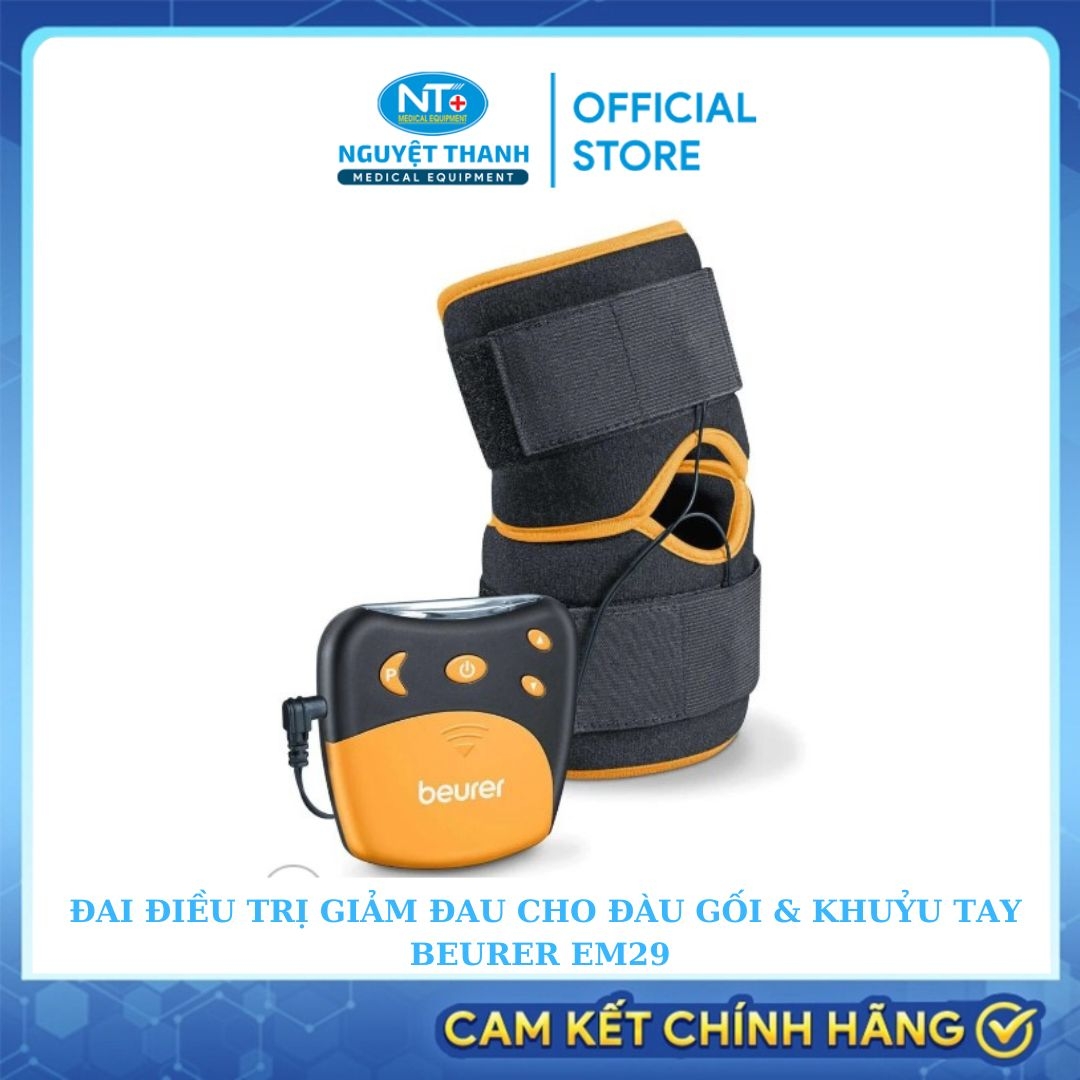 Đai điều trị giảm đau cho đầu gối và khuỷu tay EM29 (Thiết bị xung điện giảm đau Beurer EM29)