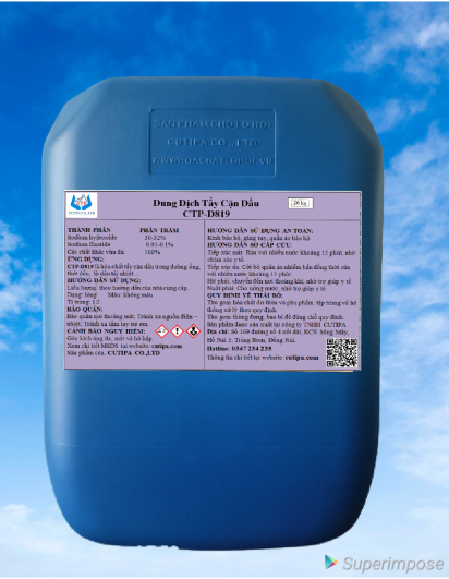 HÓA CHẤT TẨY DẦU LOÃNG CTP-D819