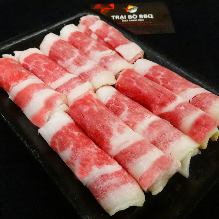 Ba chỉ bò Mỹ (short plate) - khay 500g