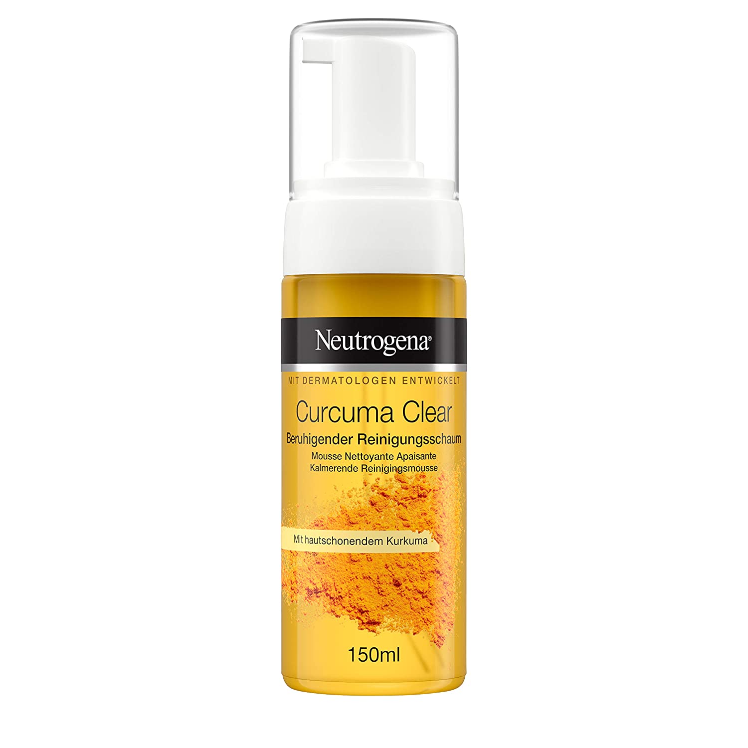 NEUTROGENA Curcuma Clear  - Bọt rửa mặt tinh chất Nghệ làm sạch nhẹ nhàng - Reinigungsschaum 150ml