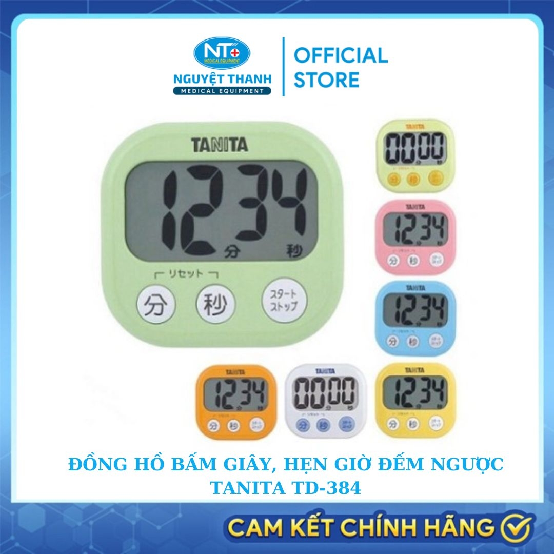 Đồng Hồ Bấm Giây, Hẹn Giờ Đếm Ngược Tanita TD 384