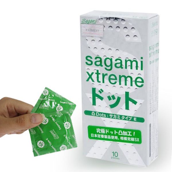 Bao cao su Sagami Whilte hộp 10 chiếc - 4974234522040