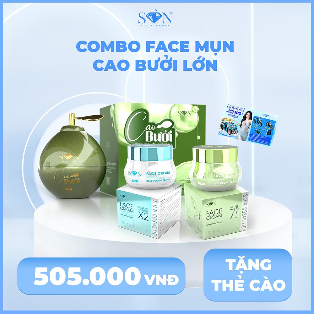 COMBO FACE MỤN CAO BƯỞI LỚN
