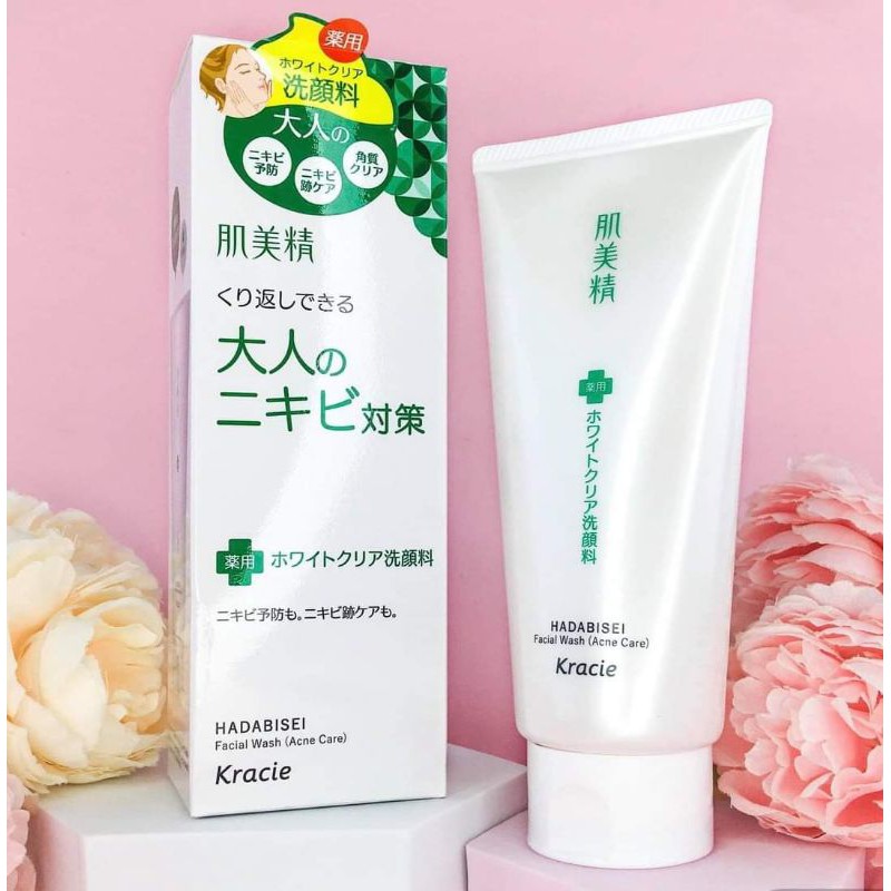 Sữa rửa mặt Kracie trị mụn 110g