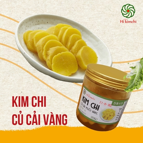 Kimchi củ cải vàng 500g