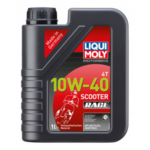Dầu động cơ Liqui Moly Scooter Race 10w40 đẳng cấp cho xe ga Made in Germany 
