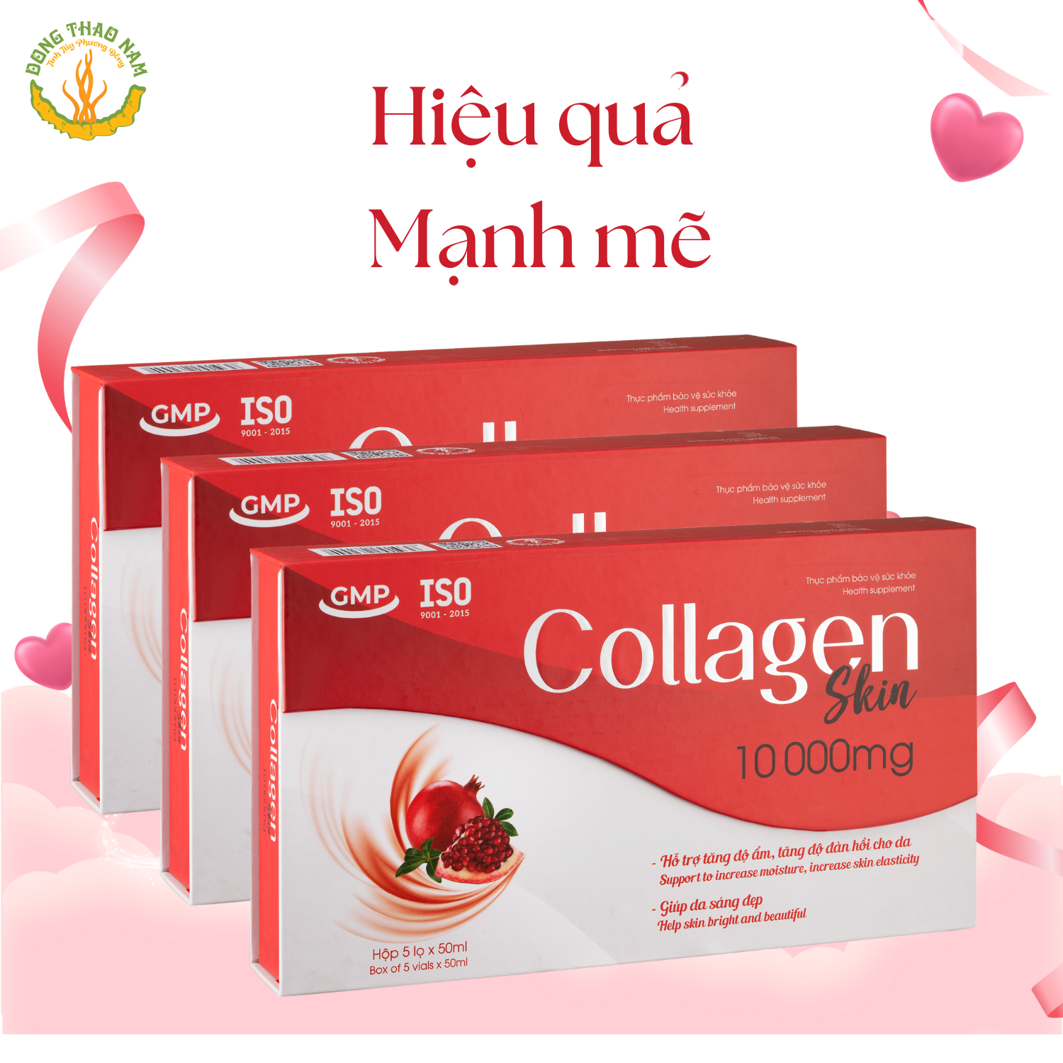 Liệu trình 15 chai - Dưỡng trắng 