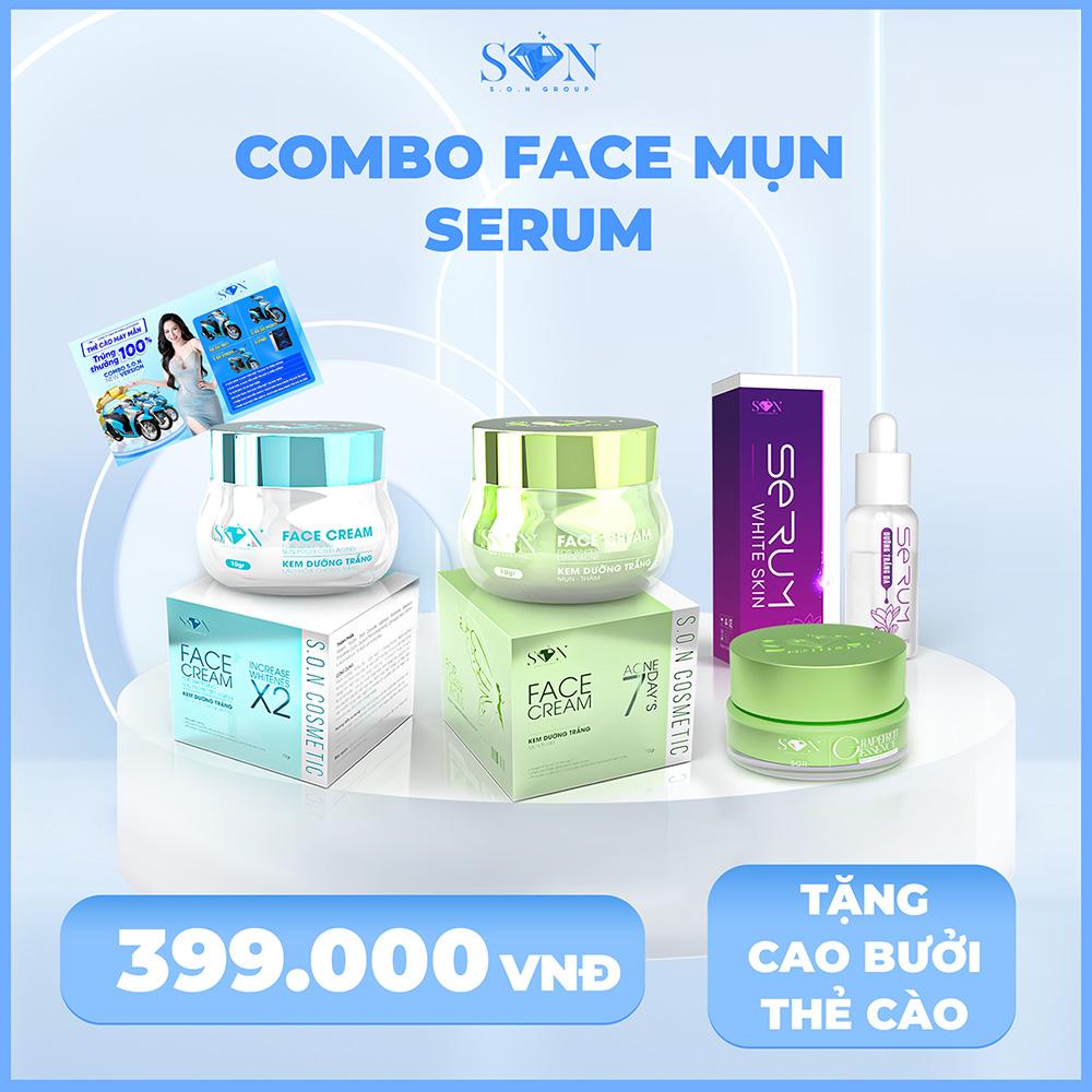 COMBO FACE MỤN SERUM