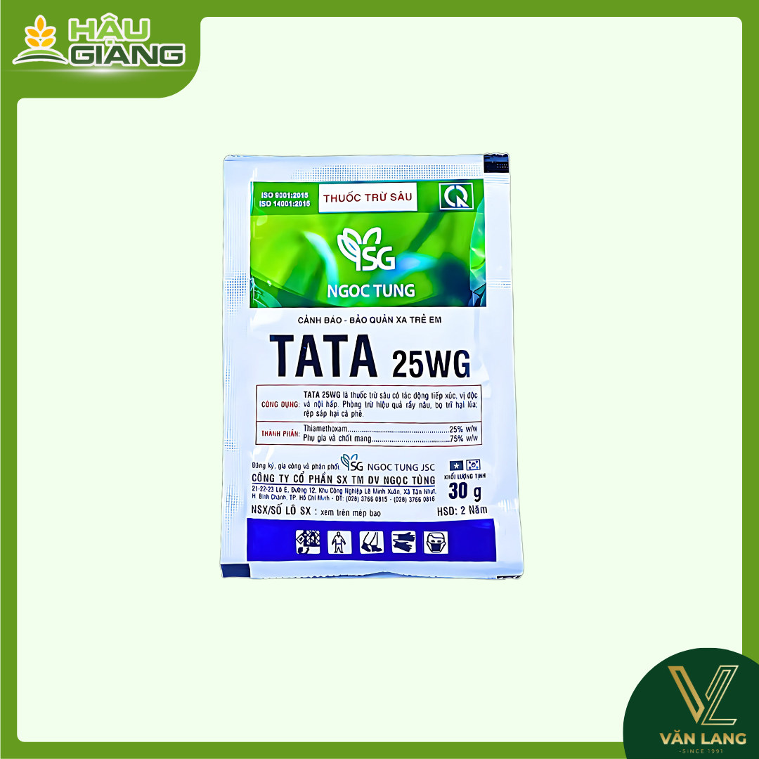 NGỌC TÙNG - Thuốc trừ sâu TATA 25 WG 30GR
