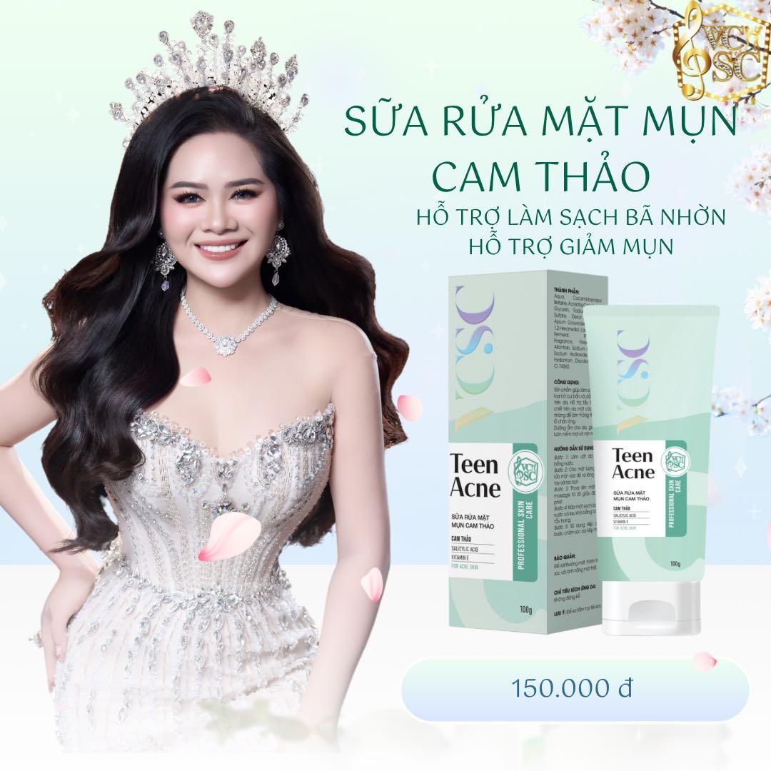 Sửa Rửa Mặt Mụn Cam Thảo VCSC - Hỗ Trợ Làm Sạch Sâu, Kiềm Nhờn, Ngừa Mụn Hiệu Quả