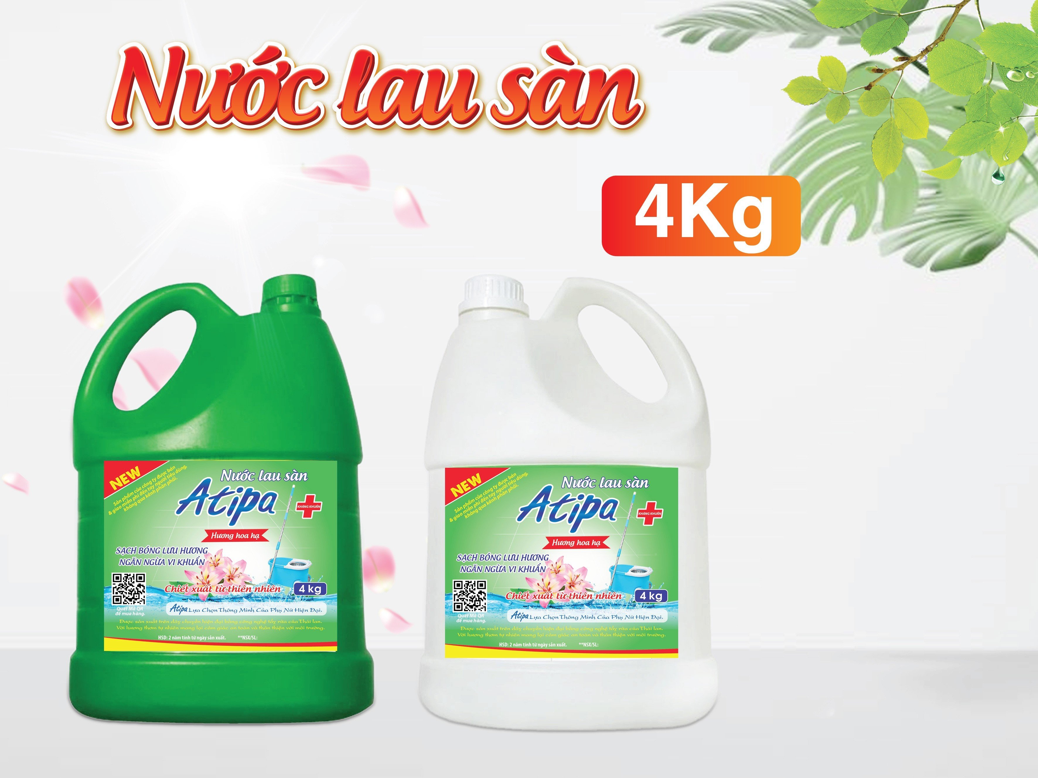 NƯỚC LAU SÀN ATIPA 4KG