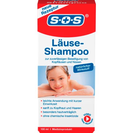 SOS  - Dầu gội trị chấy - Läuse Shampoo, 100 ml