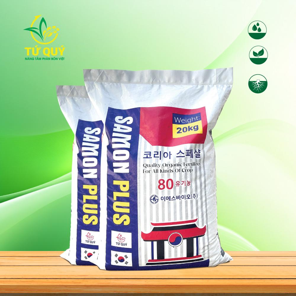 Phân Hữu Cơ Samon Plus Hàn Quốc Bao 20kg
