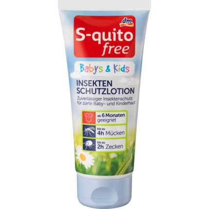 S-QUITOFREE - Kem chống côn trùng cho trẻ sơ sinh & trẻ nhỏ, tuýp 100 ml