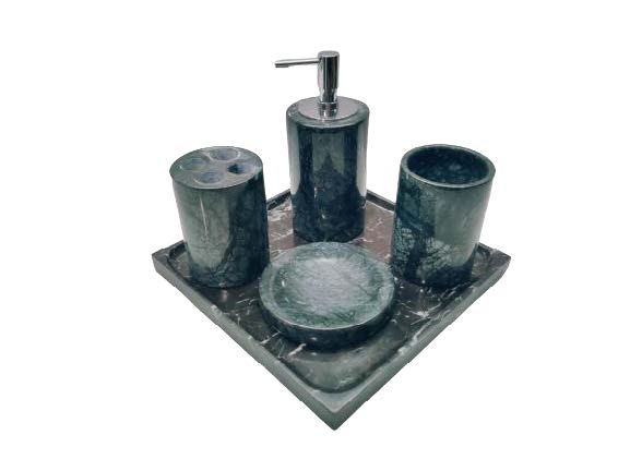 Bộ phụ kiện nội thất phòng tắm - xanh