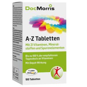 DOC MORRIS A-Z Tabletten - Vitamin tổng hợp A-Z Docmorris, hộp 100 viên