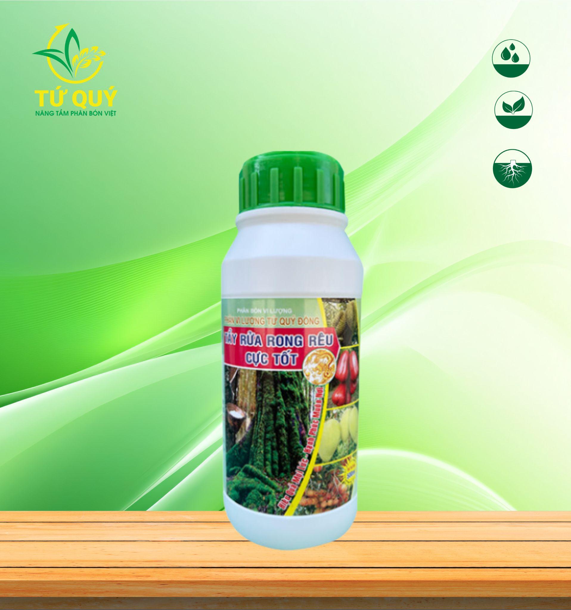 TẨY RỬA RONG RÊU CỰC TỐT Chai 500ml