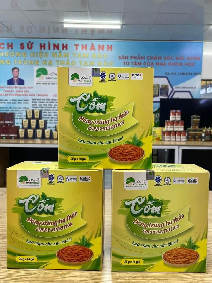 Cốm Đông trùng hạ thảo Cordy Nutrition 25g x 18 gói