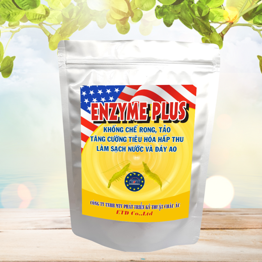 ENZYME PLUS - Khống Chế Rong, Tảo, Tăng Cường Tiêu Hóa Hấp Thu, Làm Sạch Nước