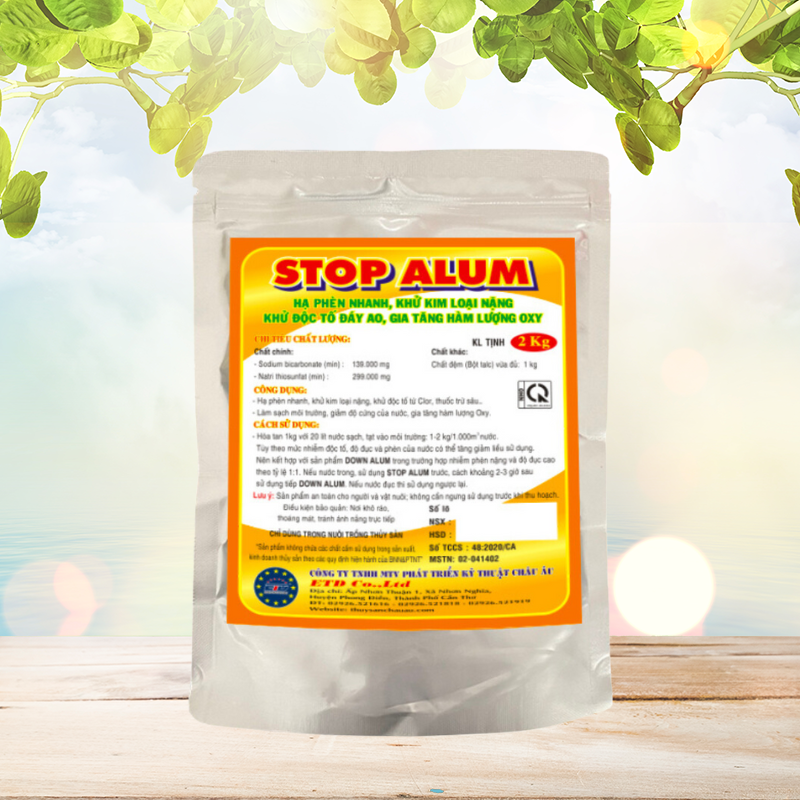 STOP ALUM - Hạ Phèn Nhanh, Khử Kim Loại Nặng