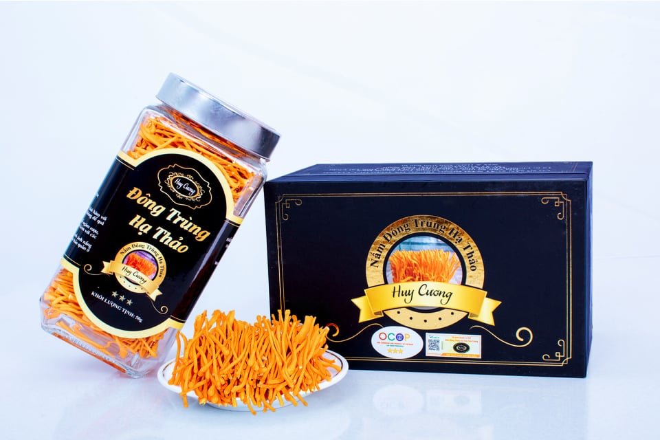 Đông trùng hạ thảo Huy Cương loại VIP hộp 50G