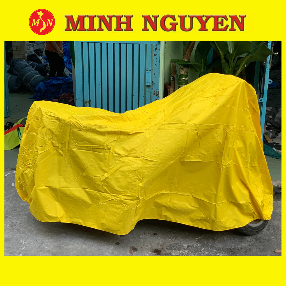 Bạt phủ xe máy màu vàng
