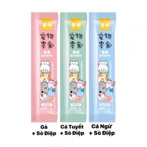 Súp Kem Thưởng Cho Mèo Sakura 14g