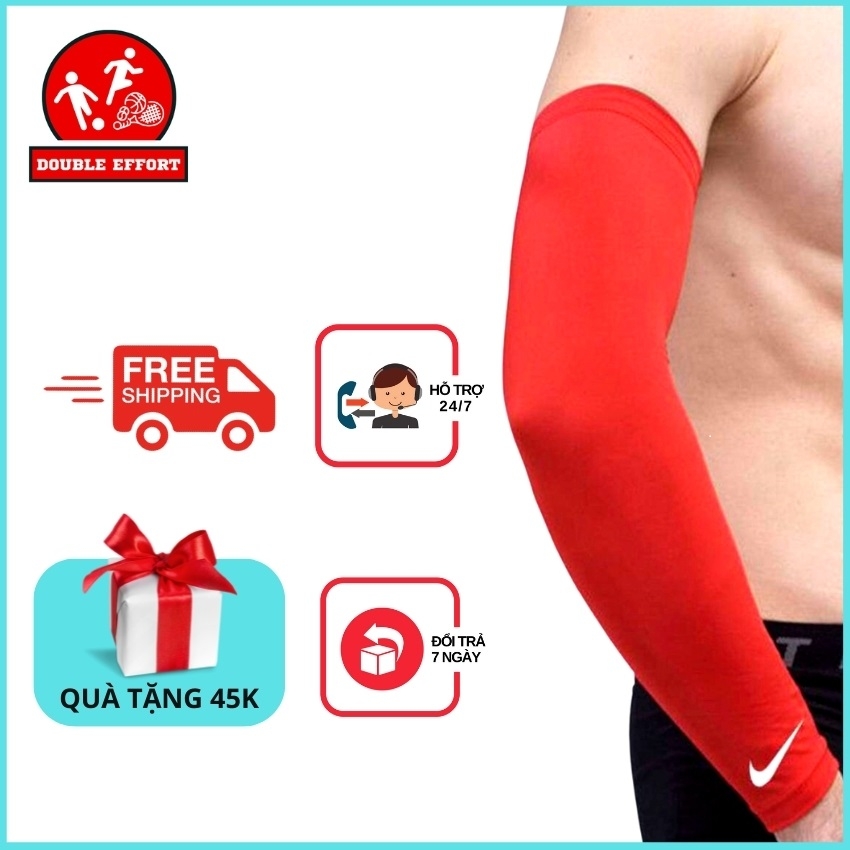 [FREESHIP+QUÀ 45K] Ống tay chống nắng thể thao cao cấp NIKE OT01 làm mát mùa hè, bảo vệ khỏi tia UV, giữ nhiệt mùa đông, đẹp, thời trang, siêu nhẹ, thoáng, êm dịu với da tay, tặng tất 45K