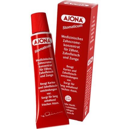 AJONA - Kem Đánh Răng Y Tế chống lại mảng bám, ngừa sâu răng và tụt lợi, 25 ml
