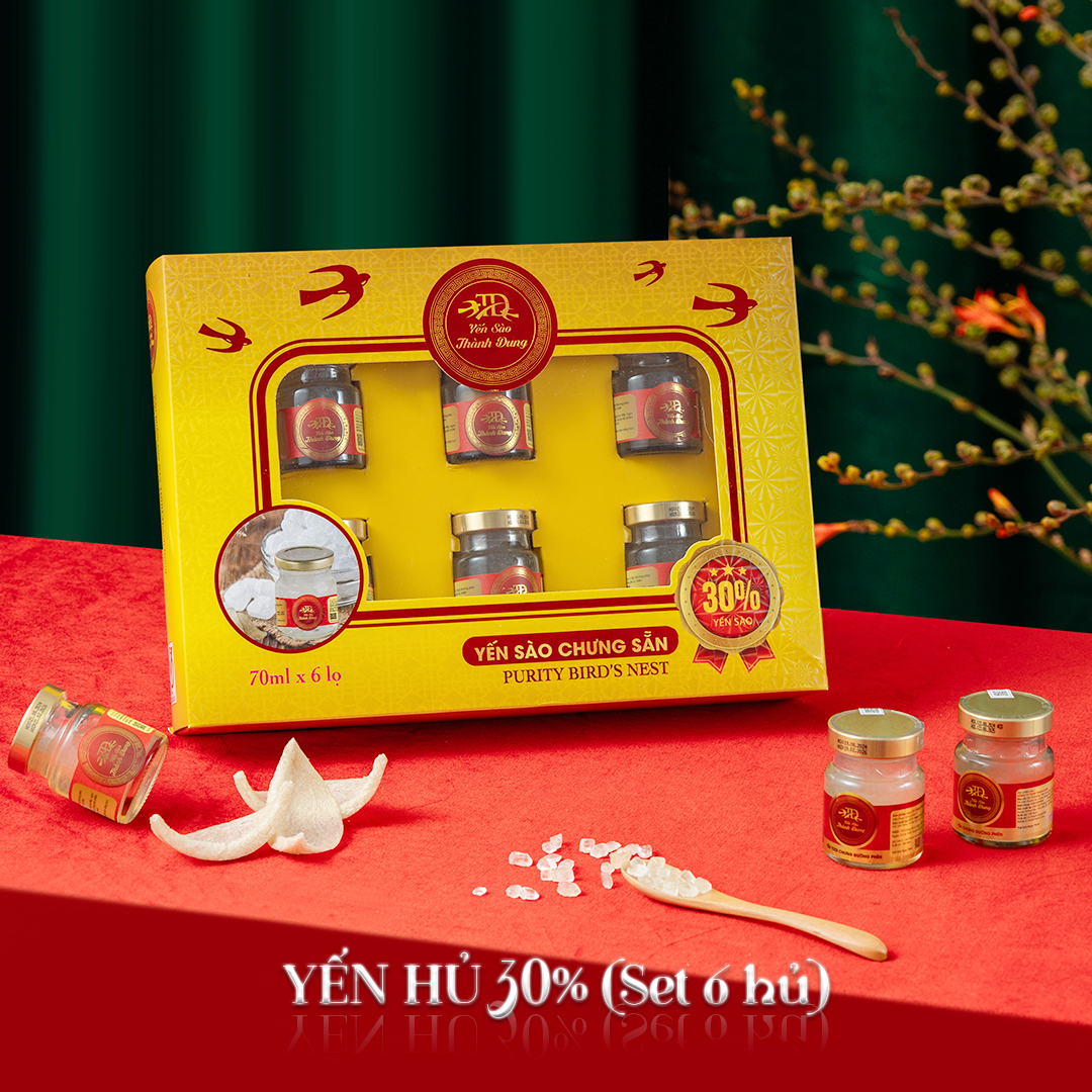 Yến hủ 30% ( Set 6 hủ)