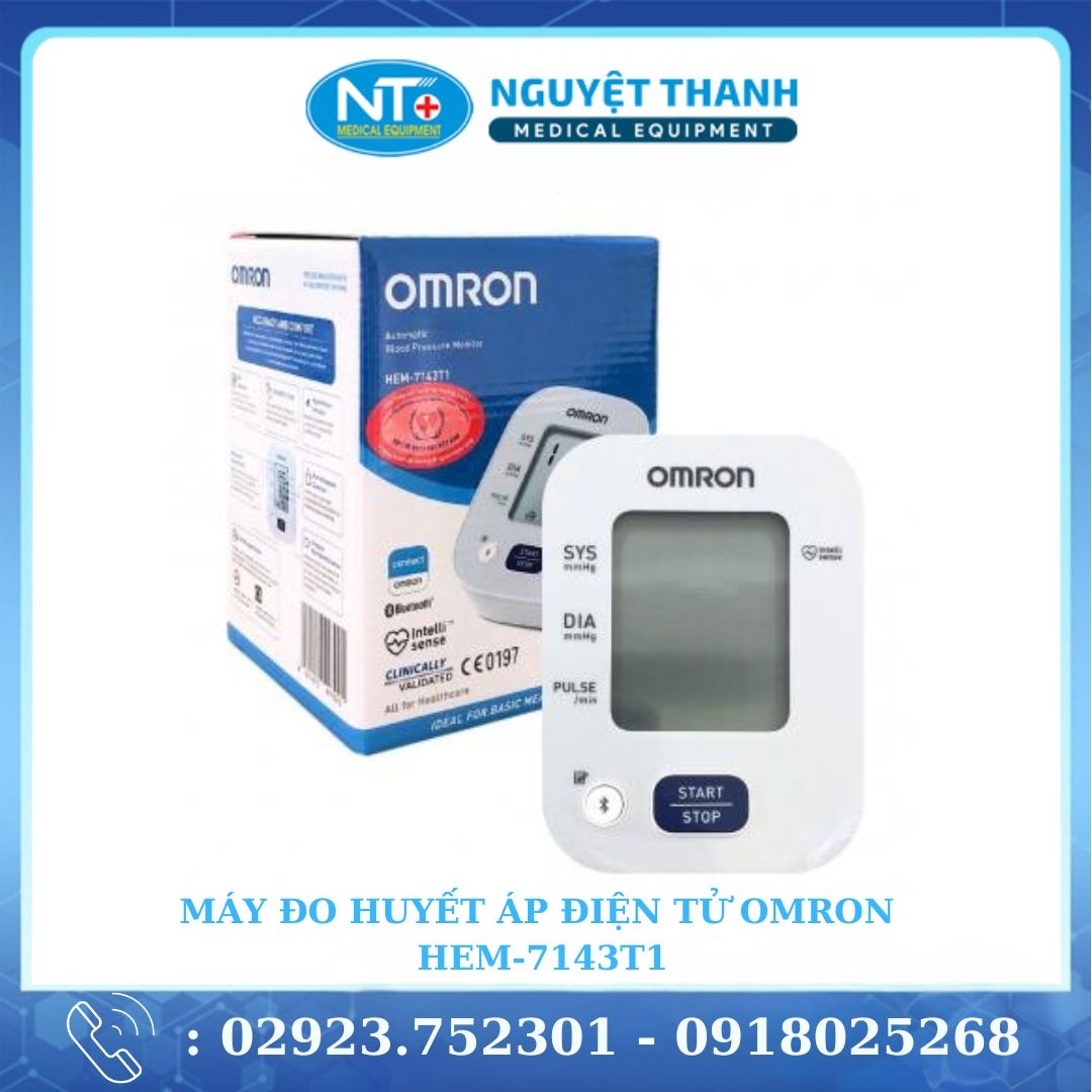 Máy Đo Huyết Áp Điện Tử Bắp Tay OMRON HEM-7143T1