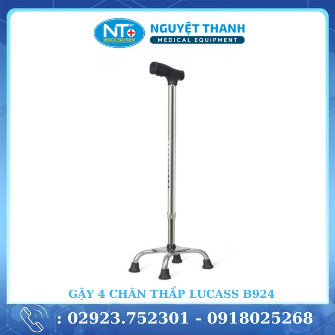 Gậy 4 Chân Thấp Lucass B924