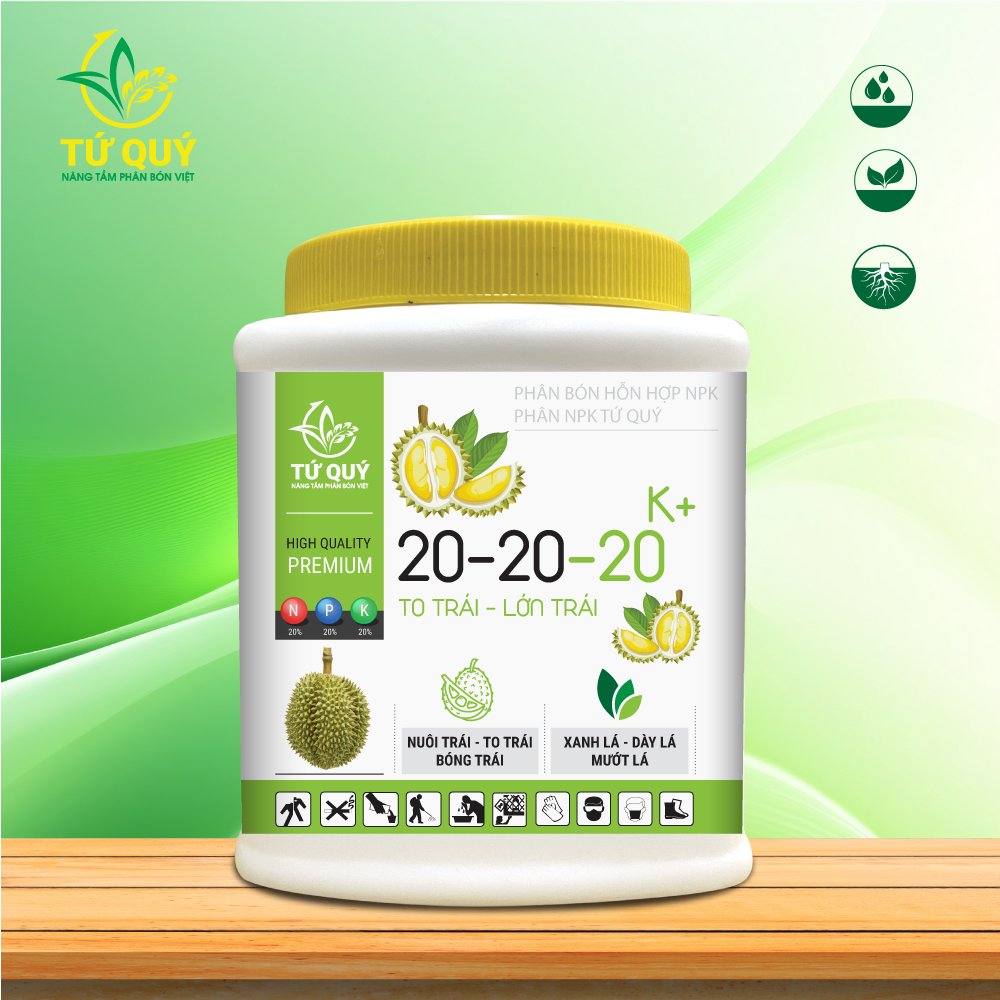 K+ 20-20-20 Hũ 500g