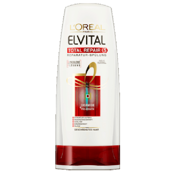 L'Oreal Paris Elvital - Dầu xả dành cho tóc hư tổn - Spülung Total Repair 5, 200 ml
