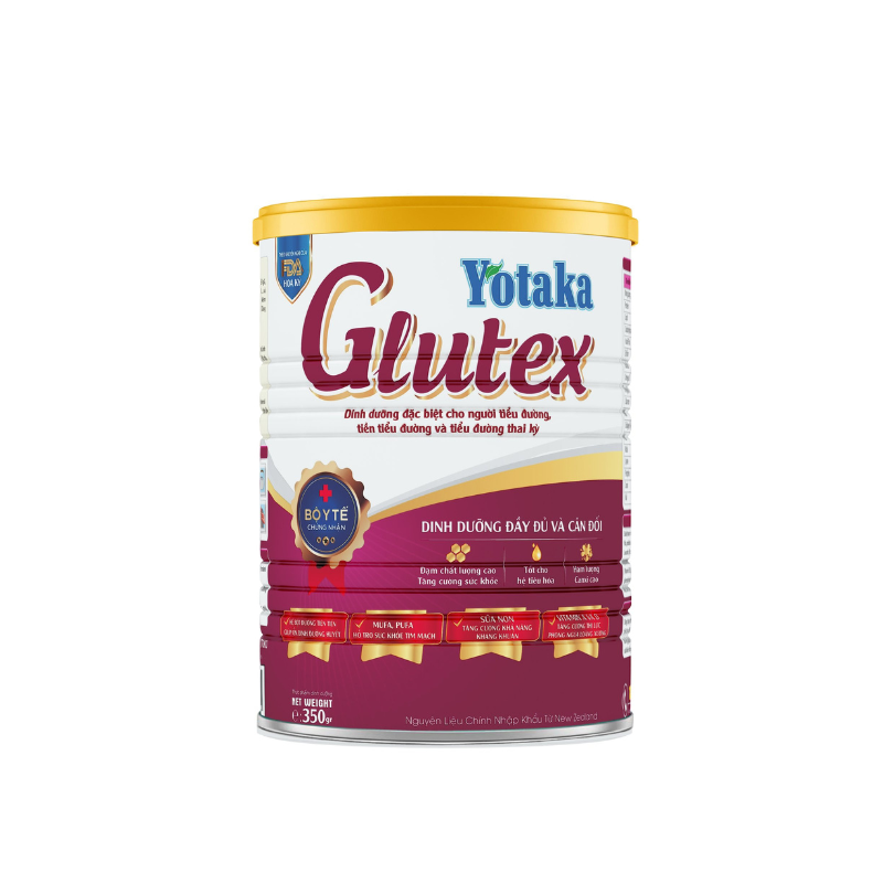 Sữa Glutex - Dinh Dưỡng Cho Người Tiểu Đường