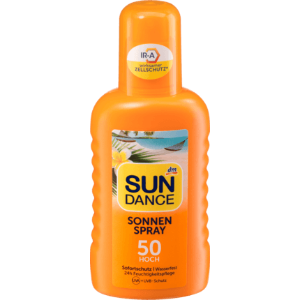 SUN DANCE - Xịt chống nắng trong suốt Sun Dance Transparent Sonnenspray LSF 50+ , chai 200ml