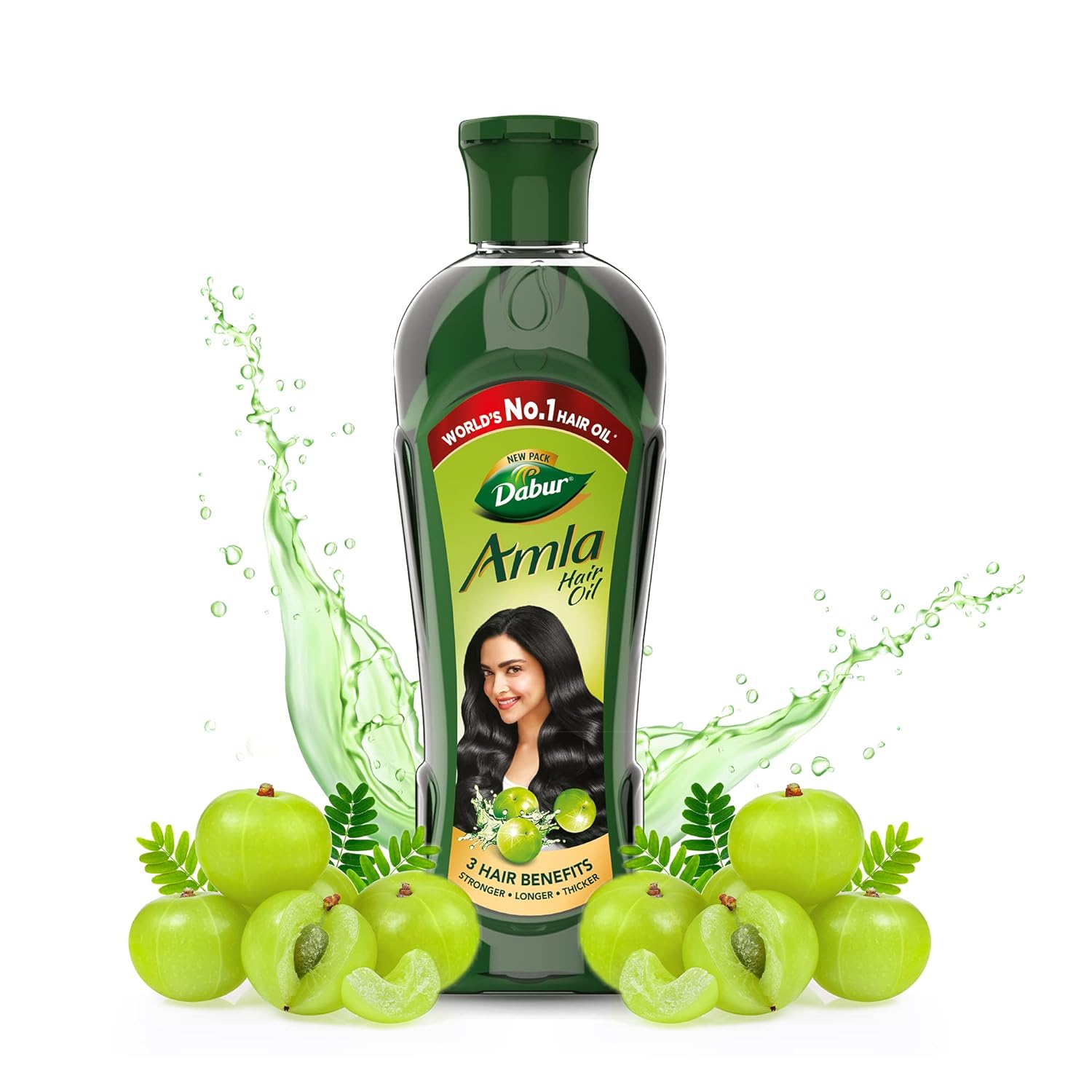 Dầu dưỡng tóc Dabur Amla 225ml - Tóc chắc khỏe, dài và dày - Nuôi dưỡng da đầu - Kiểm soát rụng tóc