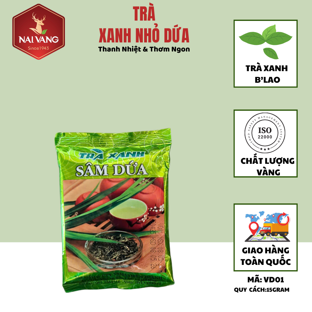  TRÀ XANH NHỎ DỨA -  VD01