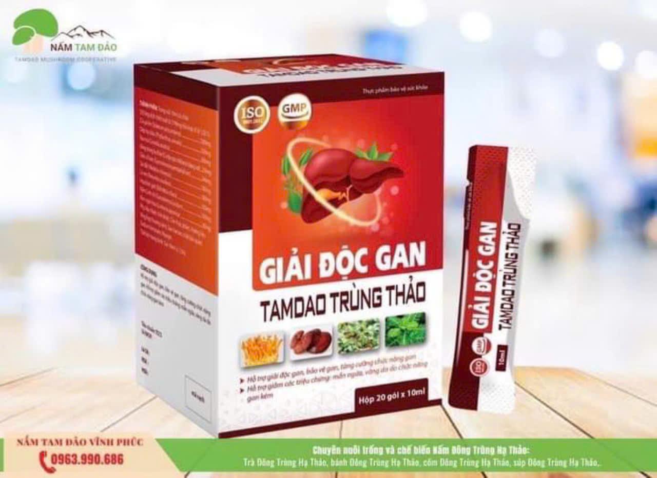 GIẢI ĐỘC GAN TAMDAO TRÙNG THẢO