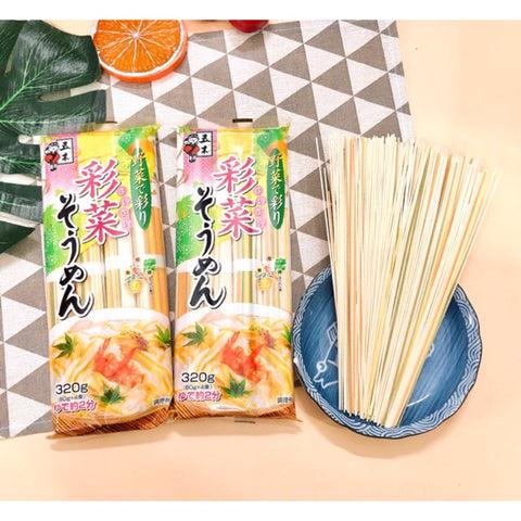 Mì somen sắc màu Itsuki (Itsuki Saisai Somen noodle), size 320gMã sản phẩm: 4901726014752